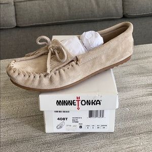 Minnetonka moccasins. Brand new. Woman’s size 8.